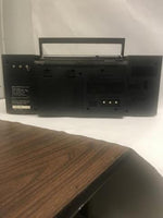 Vintage Lenox Sound TV-36 Boom Box Radio CRT TV Cassette player.