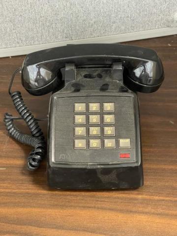 Vintage push button landline telephone