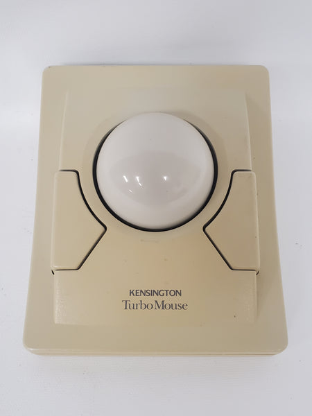 Vintage Kensington Turbo Mouse 64100 2-Button ADB Trackball Mouse for Macintosh