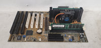 Vintage ASUS P2-99 Computer Motherboard Intel Celeron 333MHz 128MB RAM