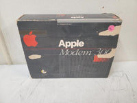 Vintage Original Apple Modem 300 A9M0300 Modem HACF Prop + Accesories