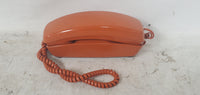 Vintage Bell Systems Western Electric Trimeline Desktop Button Phone Orange