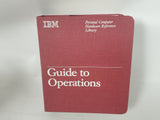 Vintage IBM Guide to Operations Personal Computer XT Manual April 1984 6322511