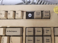 Vintage Compaq Enhanced III Mechanical PS/2 Computer Keyboard Missing Key