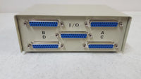 Vintage 8647693 Manual Data Switch 4 Position / Port DB-25