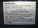 Toshiba DKT3010-SD Digital Business Phone With Display Black