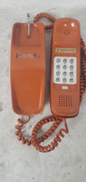 Vintage Bell Systems Western Electric Trimeline Desktop Button Phone Orange