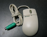 Vintage Microsoft IntelliMouse 1.2A PS/2 (X04-72167) 63618 2-Button Wheel Mouse