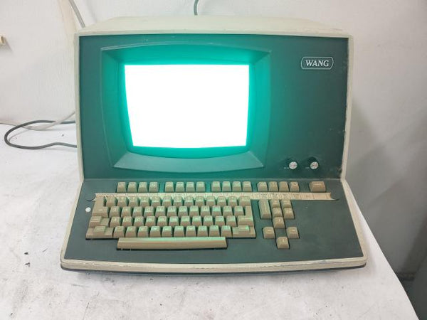 Wang 5506-2 Computer Terminal w/ Built-In Keyboard 11" Monitor 3317