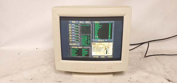 Vintage Gaming CTX PL7A 16" CRT VGA Computer Monitor 1998