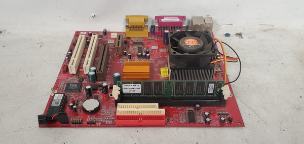 Vintage PC Chips M810CLR v7.1 ATX Motherboard Onboard Pro1300+ AMD Duron 256MB