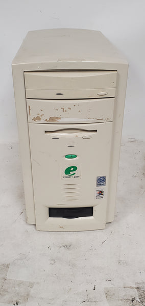 Vintage Gaming eMachines eTower 400i Computer Intel Celeron 400MHz 96MB No HDD