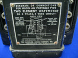 Vintage Esterline-Angus Company AW 3 Phase Graphic Wattmeter