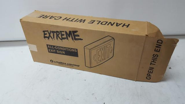 NEW Lithonia LVS2R Extreme All-Conditions LED Exit Sign Red