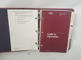 Vintage IBM Guide to Operations Personal Computer XT Manual 6322511 April 1984