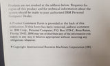 Vintage IBM Basic Language Manual Second Edition V 1.10 May 1982 Binder 6025010