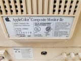 Vintage Apple A2M6021 AppleColor Composite 13" CRT Monitor IIe Case Issue 1987