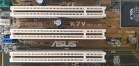 Vintage Gaming ASUS K7V Computer Motherboard AMD Athlon K7 750MHz 256MB