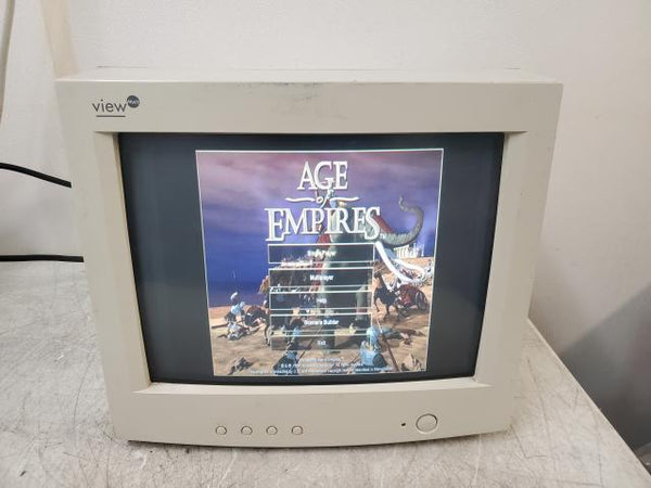 Vintage Gaming ViewMate VM-15e CRT VGA Computer Monitor 1997