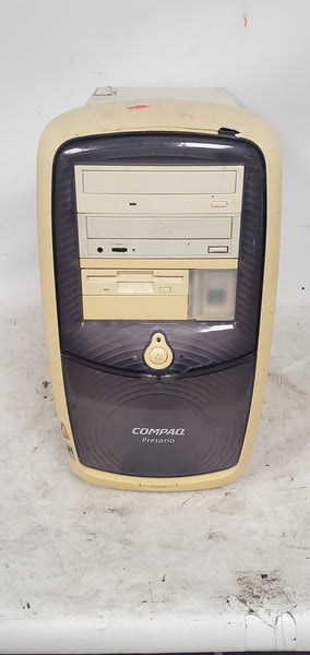 Vintage Gaming Compaq Presario 5000 Celeron 800MHz Computer No HDD Case Issue