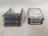 Lot of 3 HP MBF2300RC 300GB CA07173 Hard Drive HDD + Caddy