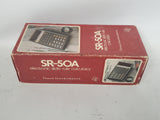 Vintage Texas Instruments SR-50A Calculator Box Prop HACF Halt & Catch Fire