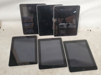 Lot of 6 Apple iPad A1219 16GB 64GB Tablet Silver Parts