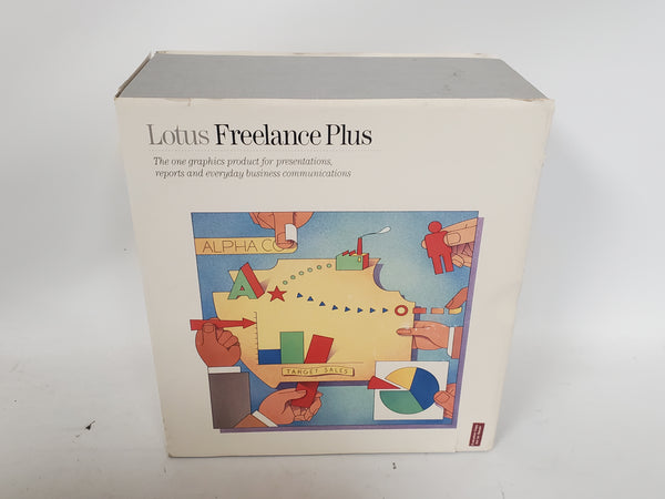 Vintage Lotus Freelance Plus Turtorial & Reference Guide Release 2.0 32046 1986