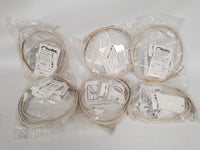 Lot of 6 Vaculine ElectraValve 775596 Plug & Wire Vacuuum Fittings + Accessories