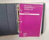 Vintage IBM DisplayWrite 2 Version 1.10 Reference Manual 6361809 June 1984