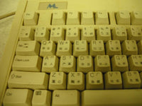 Mtek Monterey K208w Monterey Keyboard with Asian Language Keys 5-pin AT Vintage