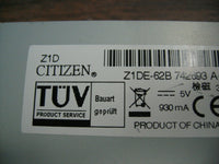 Citizen Z1D 3.5 Inch Floppy Disk Drive PN Z1DE-62B