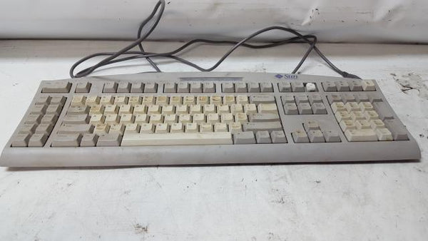 Vintage Sun Microsystems Type 6 USB Clicky Keyboard Gray Missing Key